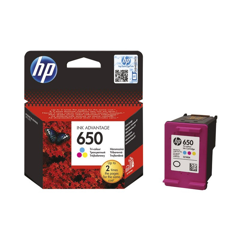 Ink Jet HP 650 -KOLOR ZA-1515/1516/1518/2515/2516/2520hc/2540/2542/2544/2545/2546/2645/2646/3515/3545e-/3546e-/3548e-/4515e